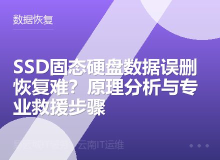 SSD固态硬盘数据误删恢复难？原理分析与专业救援步骤