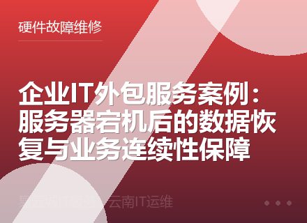 企业IT外包服务案例：服务器宕机后的数据恢复与业务连续性保障