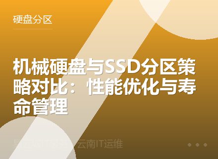 机械硬盘与SSD分区策略对比：性能优化与寿命管理