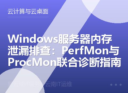 Windows服务器内存泄漏排查：PerfMon与ProcMon联合诊断指南