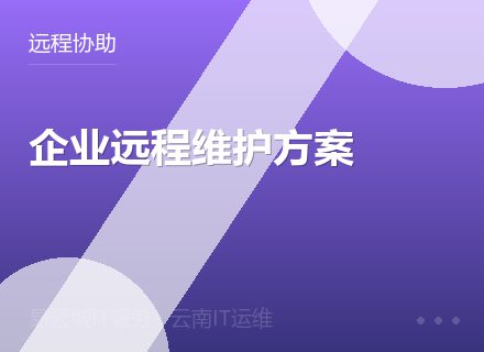 企业远程维护方案