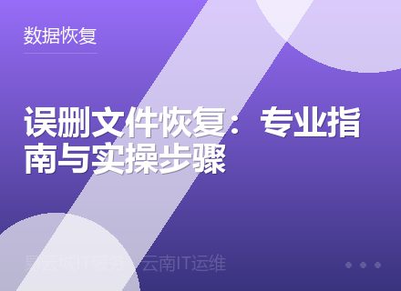 误删文件恢复：专业指南与实操步骤